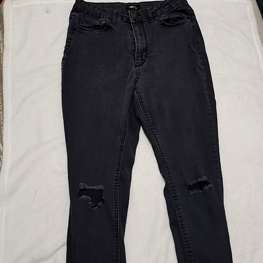 Rue21 high rise black jeggings